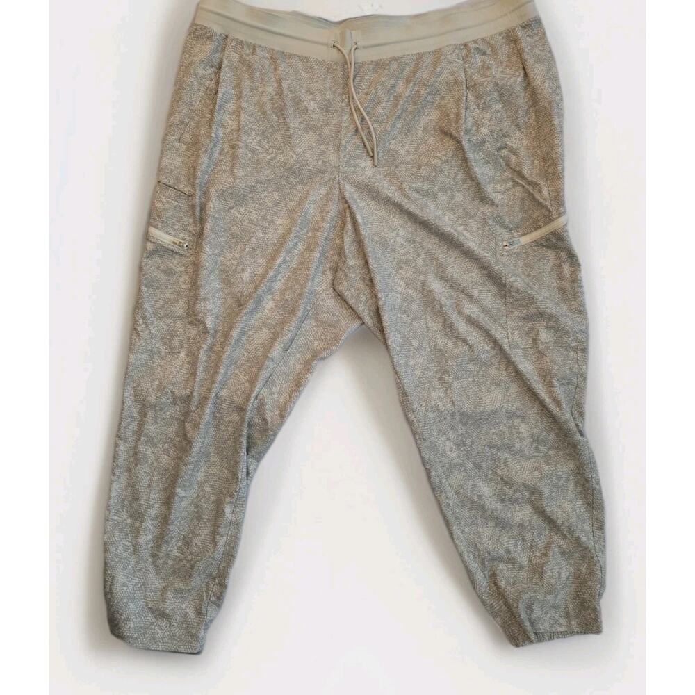 ATHLETA Venture Printed Jogger Pants in Viper Gray‎ Snake size 22